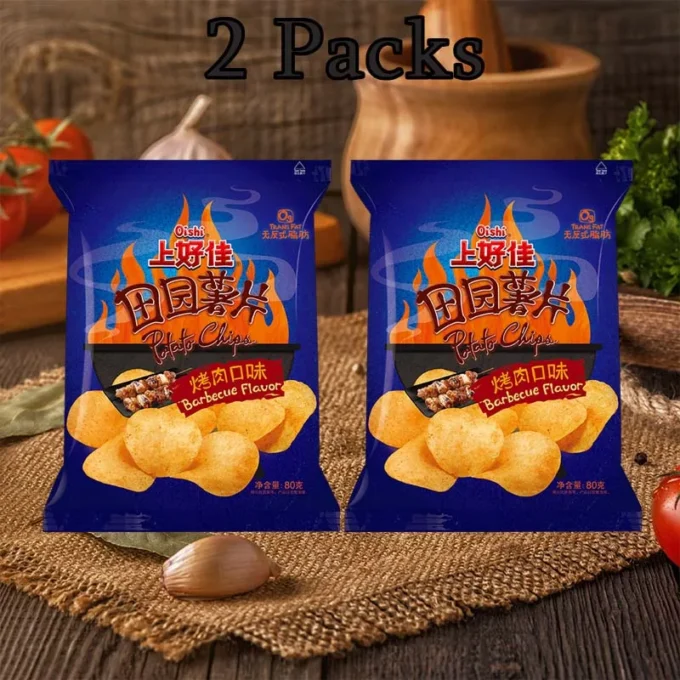 OISHI Potato Chips 2.82oz(80g)*2packs