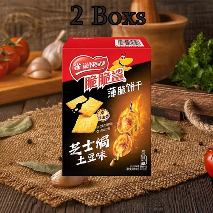 Nestle Crispy Shark Crackers 2.82oz(80g)*2boxs