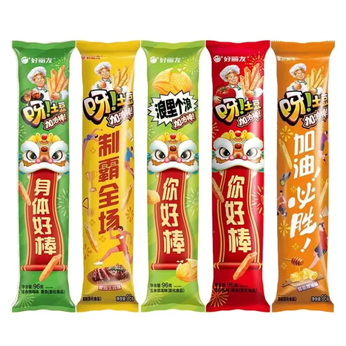 Orion Ya Potato Sticks 3.39oz(98g)*3 packs Leisure Zero Food Puffed Potato Chips Childhood Nostalgic Snacks