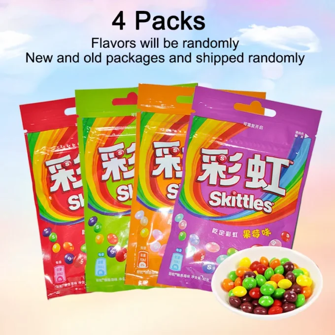 Skittles Candy 1.41oz(40g)*4 Packs