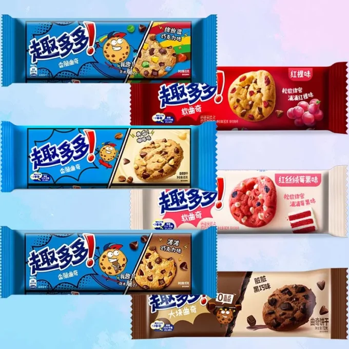 Chips Ahoy! Big Cookie,Soft Cookies,Crispy Cookie 2.54/2.82/3oz(72/80/85g)*3 Packs
