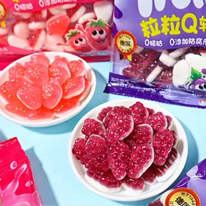 Trolli Gummi shape Candy 1.69/1.84/2.12oz(48/52/60g)*2 Packs