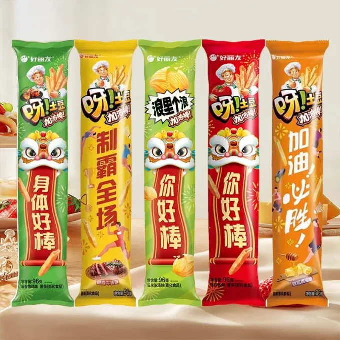 Orion Ya Potato Sticks 3.39oz(98g)*3 packs Leisure Zero Food Puffed Potato Chips Childhood Nostalgic Snacks